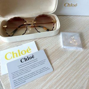 Chloé 60MM Scallop Round Sunglasses